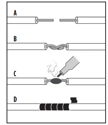 Metra 99-7875 DIN radio provision --Strip wire