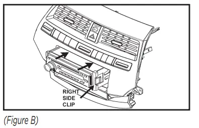 Metra 99-7875 DIN radio provision --housing