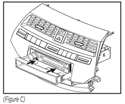 Metra 99-7875 DIN radio provision --radio housing
