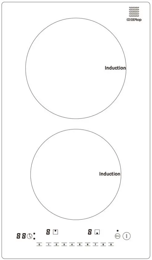 DRINKPOP DP-CHEFTOP-2V Dual Vertical Induction Cooktop Hob Instruction Manual - GENERAL OVERVIEW