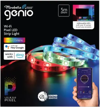 mirabella genio I004518 WiFi LED Pixel Strip Light