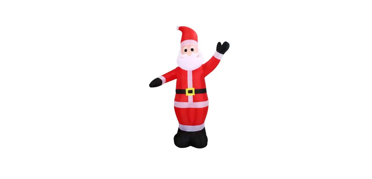 Pool Warehouse Christmas Time 10ft Inflatable Santa With Lights Installation Guide