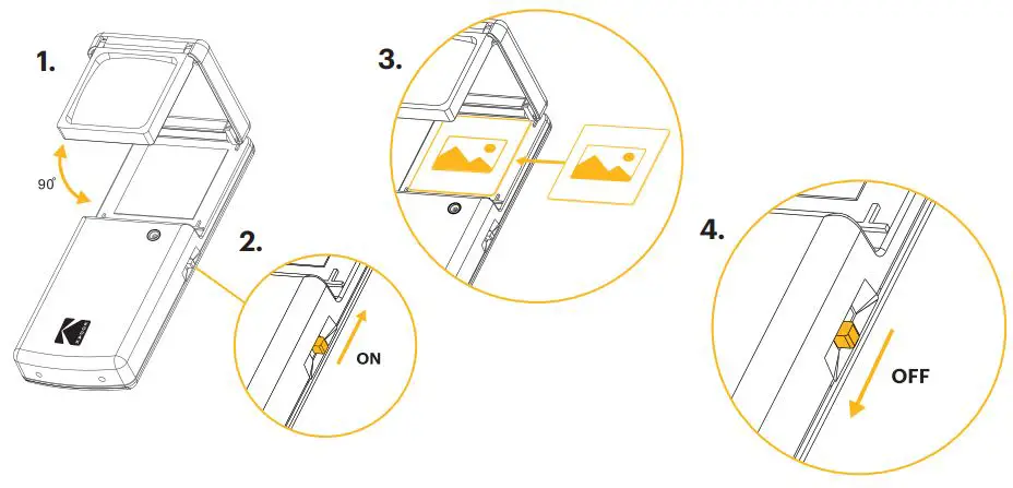 KODAK 1.8x Magnifying LED Slide Viewer User Manual - VIEWING A SLIDE