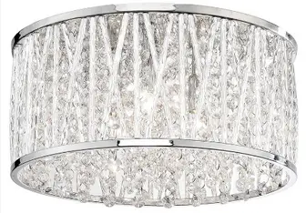 Paul Neuhaus 828130 LEFES Light LED Semi Flush Ceiling Light