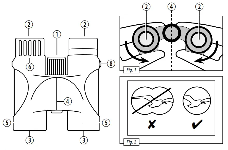 BRESSER 1821042 Roof Binoculars - fig 1
