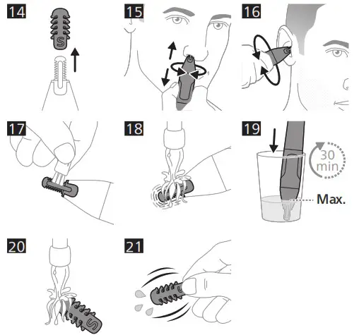 PHILIPS NT1605 NT1715 Norelco Trimmer - overview 3