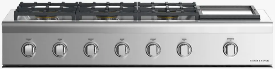 FISHER PAYKEL CPV2-486GDL N Gas Rangetop 48 Inch Griddle LPG