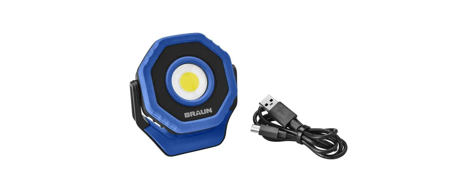 Braun 59225-upc 750 Lumen Rechargeable Ultracompact Magnetic Led Floodlight, Blue Owner's Manual Braun 59225-upc 750 Lumen Rechargeable Ultracompact Magnetic Led Floodlight, Blue Owner's Manual