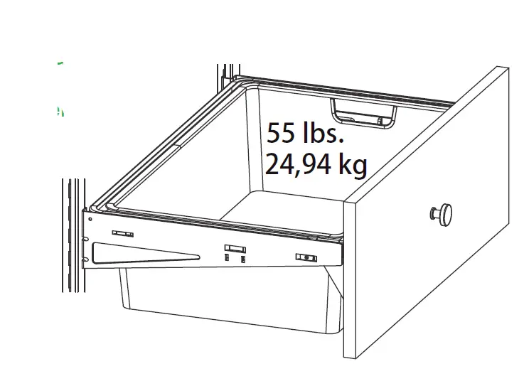 Origin 21 WD2SMDK-16-OAK Small Wood Drawer Kit 2