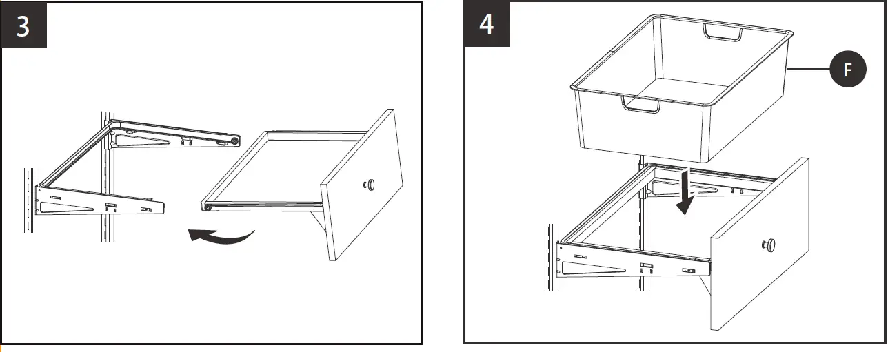 Origin 21 WD2SMDK-16-OAK Small Wood Drawer Kit 6