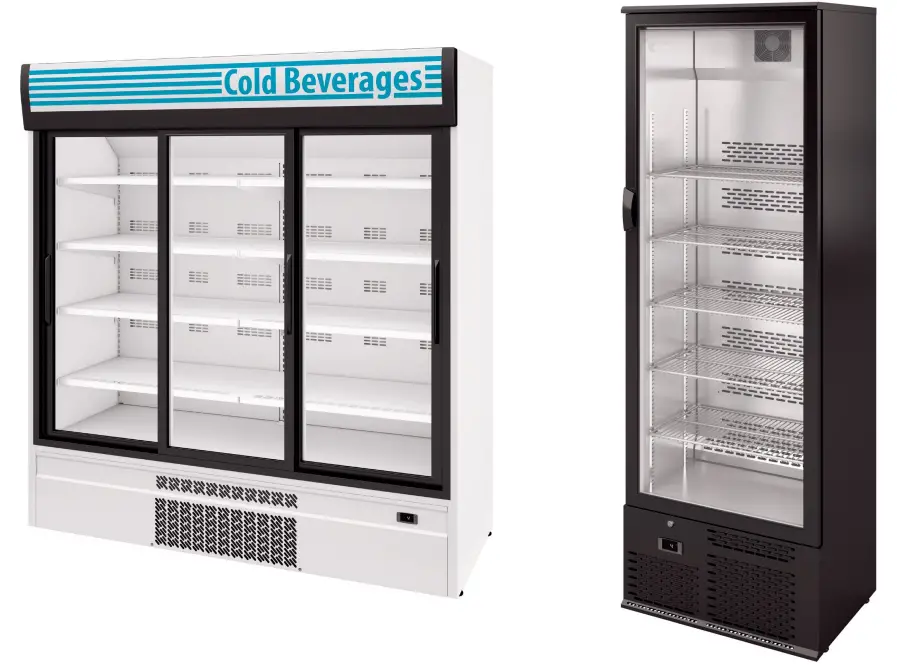 ggm gastro Drinks Refrigerated Counters Showcase 330 Liters