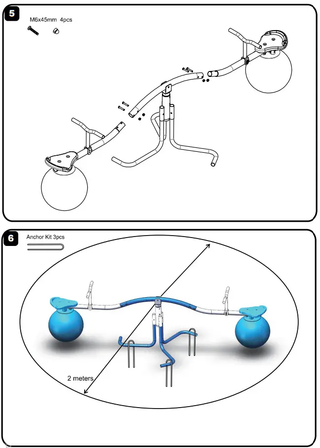 LIFESPAN Bubble Seesaw LK22 - part list 4