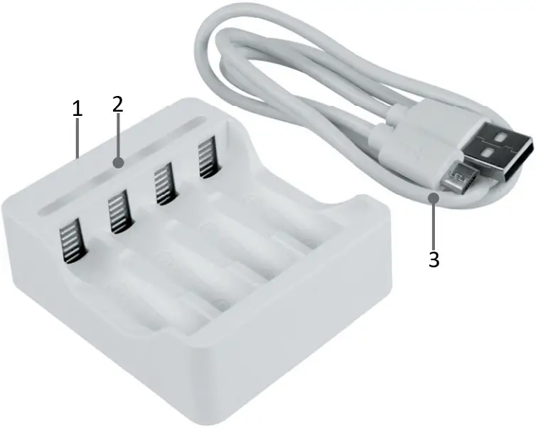 ANSMANN BASIC IV Charger for Cylindrical Cells A1