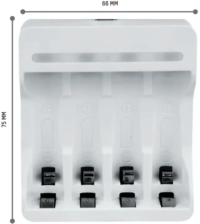 ANSMANN BASIC IV Charger for Cylindrical Cells A2