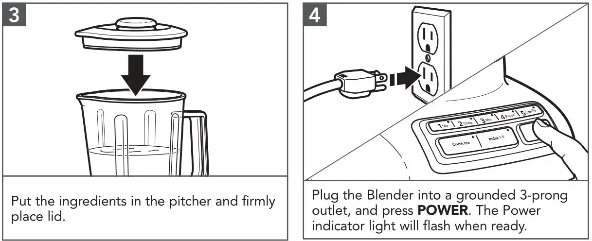 KitchenAid KSB1575 Stand Blender - PRODUCT ASSEMBLY 3,4