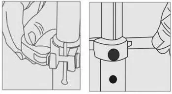 DENVER SCK-5300 MK2 Kids Electric Scooter Instructions - Make sure that the buckle is released