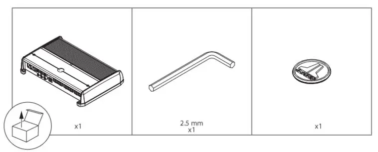 JL AUDIO XDM700 5 700W 5 Channel System Amplifier - parts list