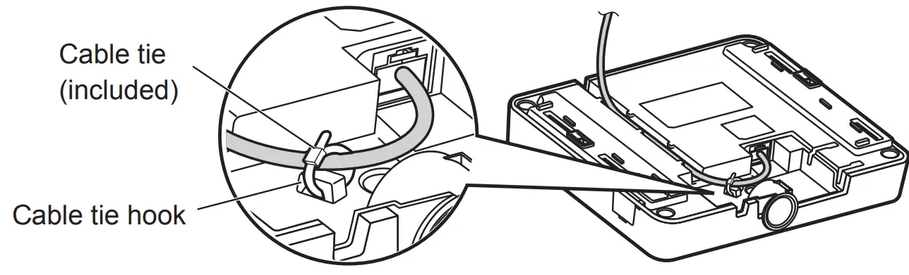 cable during installation