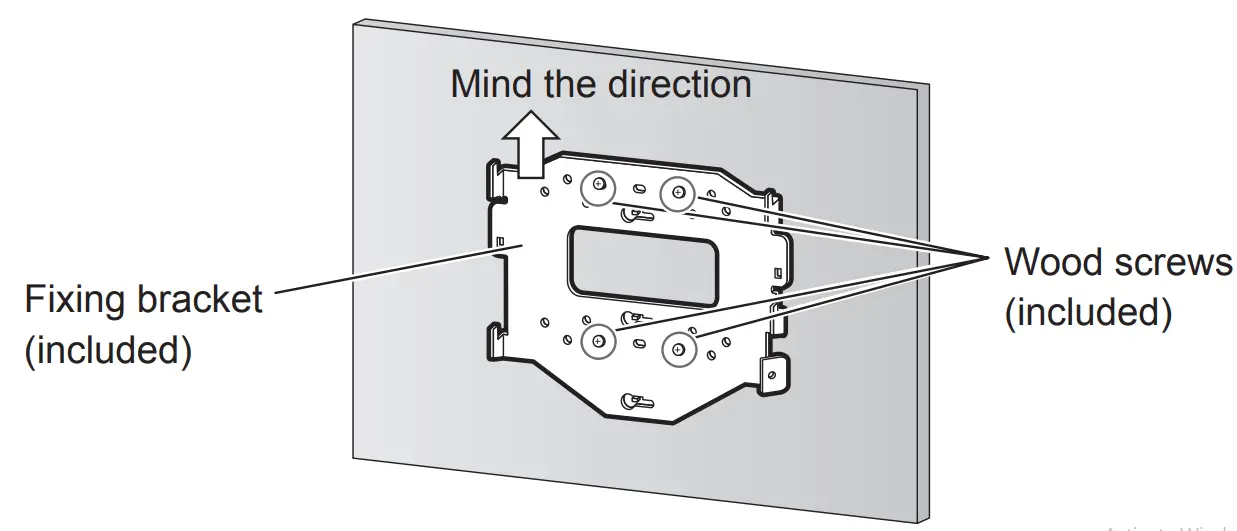Screw e fixing bracket