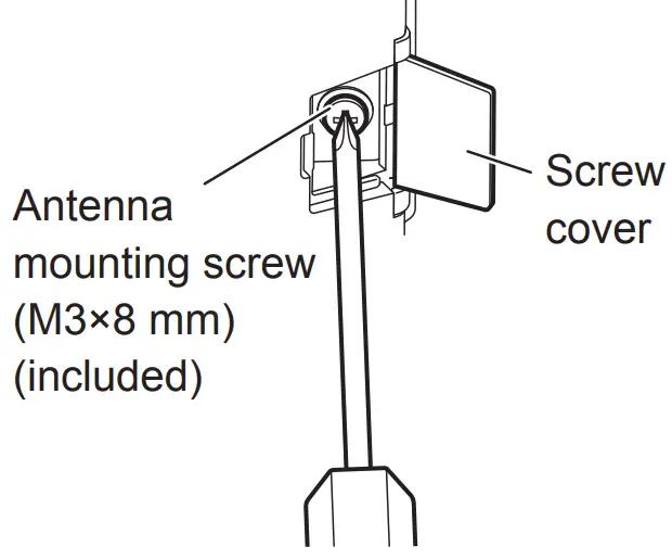 Install the antenna