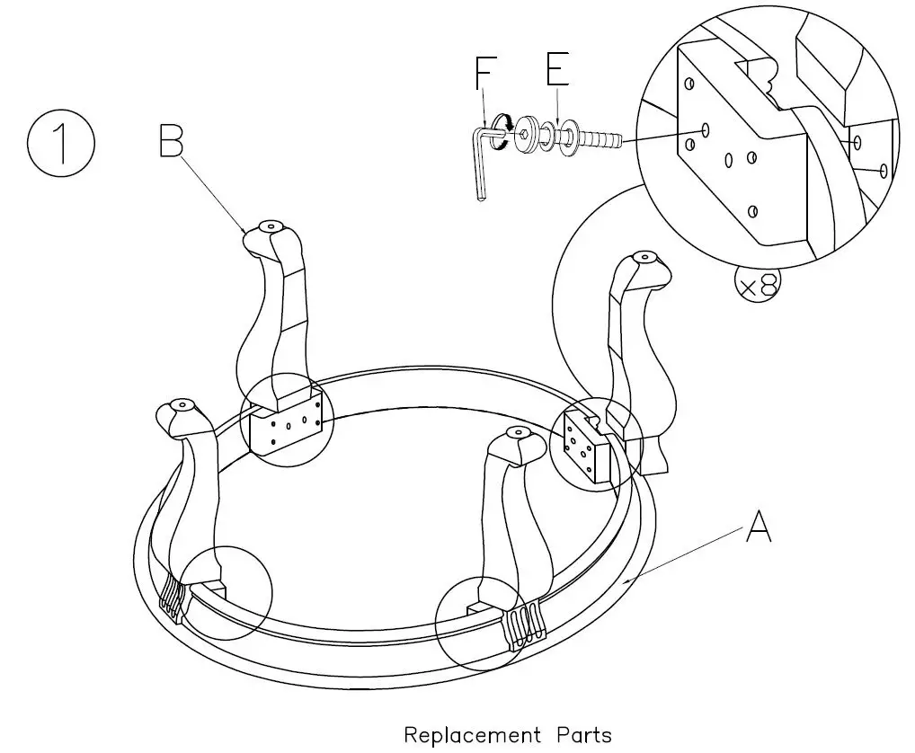 ASHLEY T743-0 Living Room Realyn Coffee Table Instruction Manual - How to use