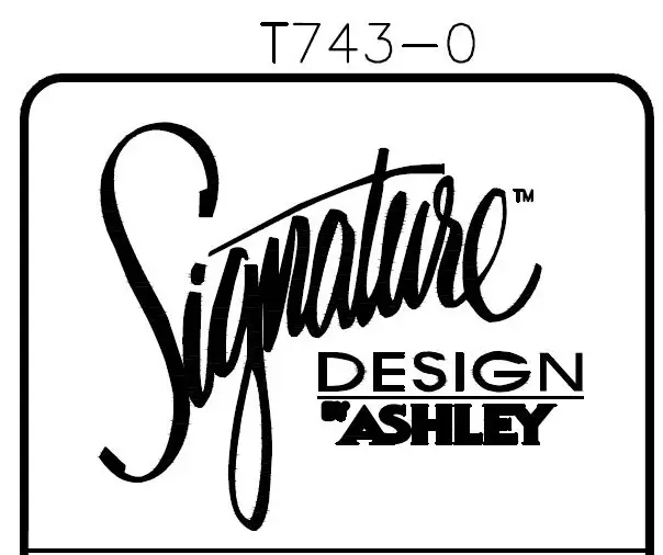 ASHLEY T743-0 Living Room Realyn Coffee Table Instruction Manual