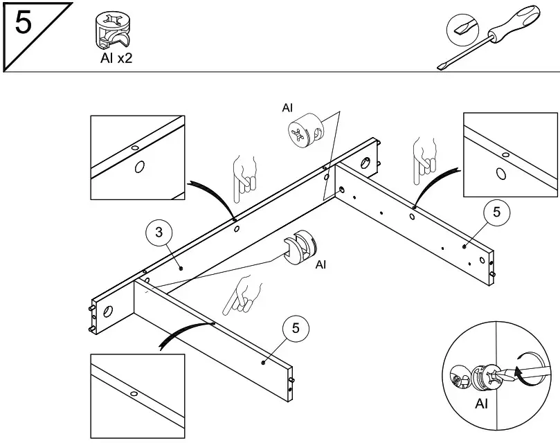 DEDEMAN 0162TABAC Cottage Coffee Table - overview 10