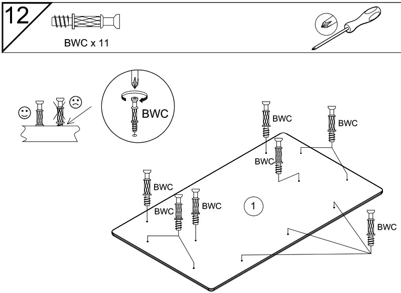 DEDEMAN 0162TABAC Cottage Coffee Table - overview 17