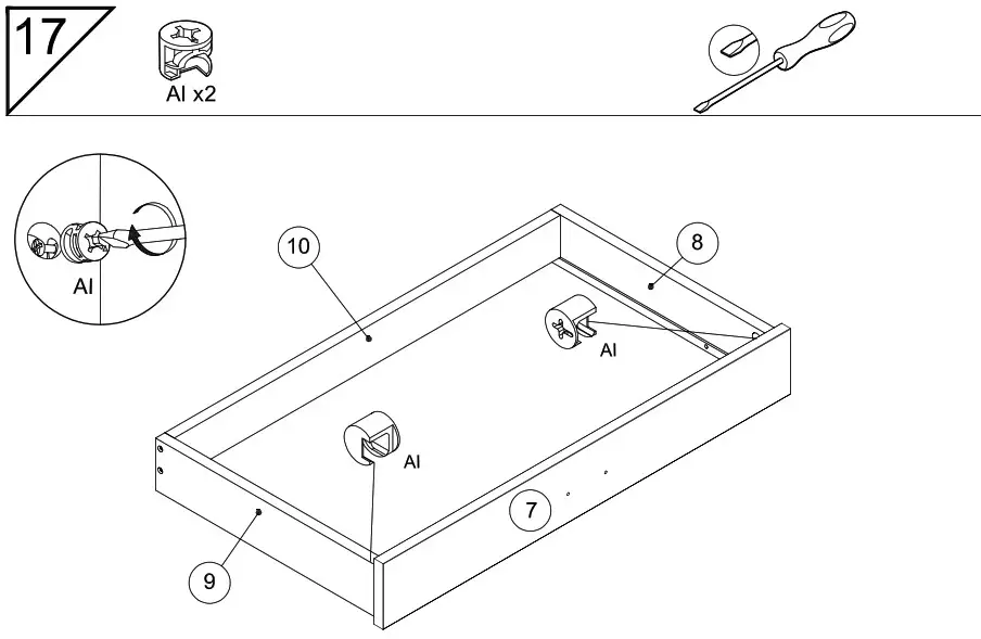 DEDEMAN 0162TABAC Cottage Coffee Table - overview 22