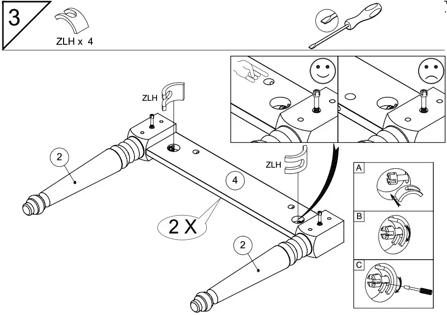 DEDEMAN 0162TABAC Cottage Coffee Table - overview 8