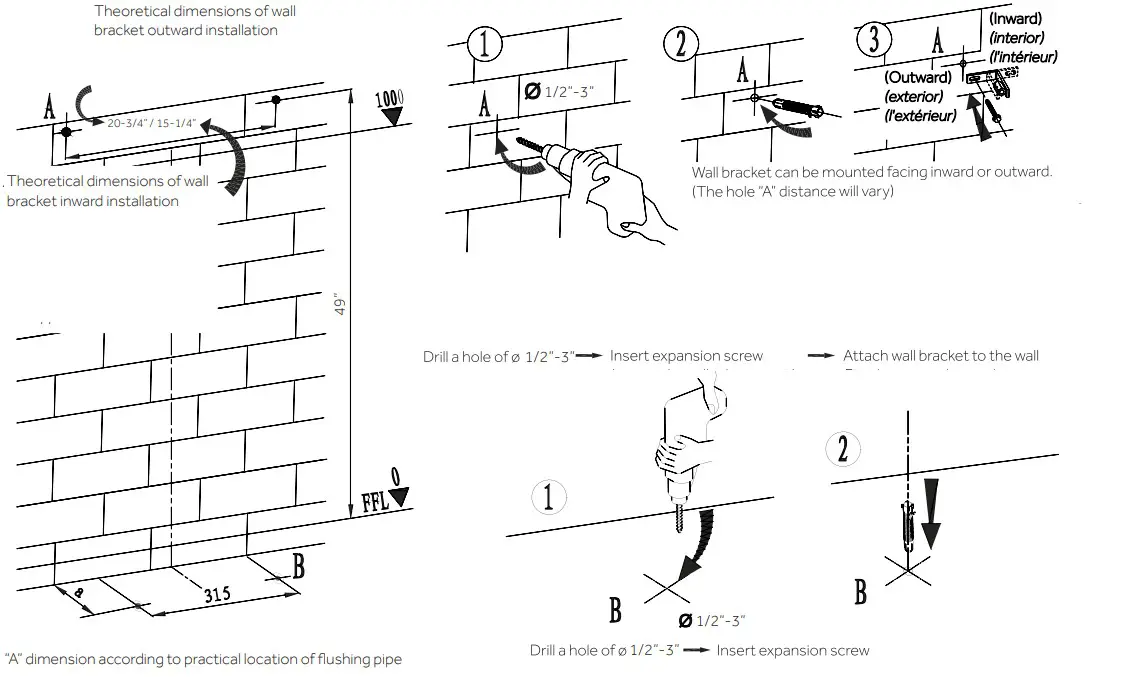 Signature Hardware 953818 ARNELLE Wall Hung Toilet - Figure 5