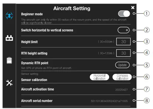 General settings