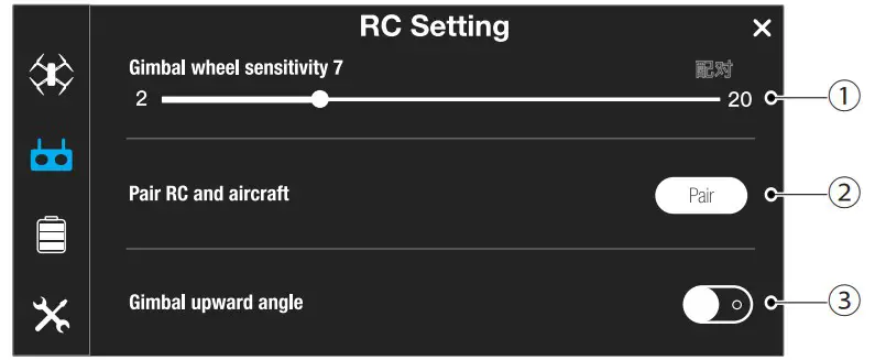 RC setting