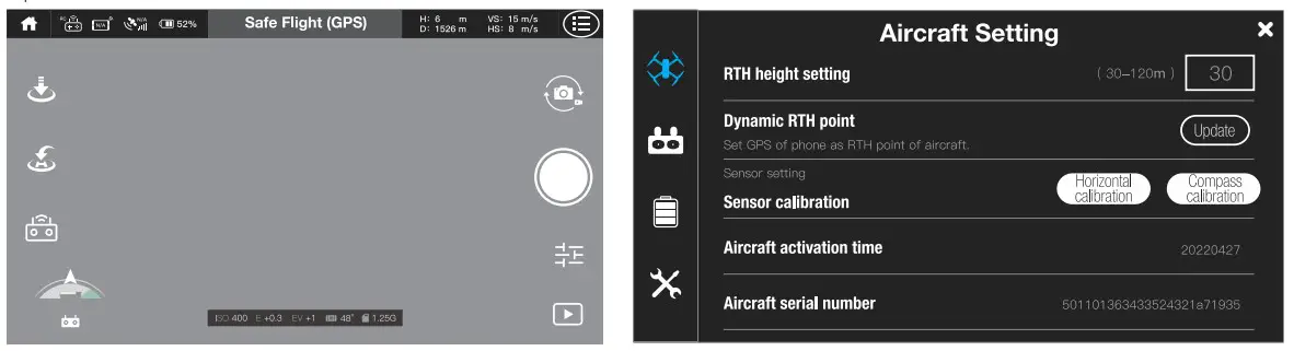 Enter calibration mode