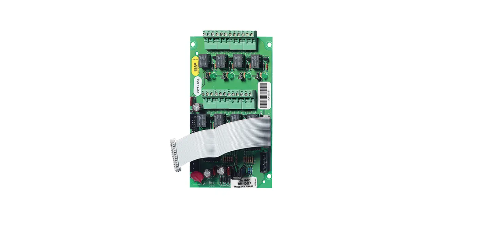 Mircom Rm-1008a Eight Relay Circuit Module Owner's Manual