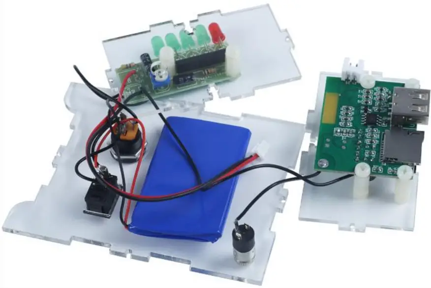 ICSTATION GY20924 1 FM 87 108MHz Radio Receiver DIY Kit -Shell 13