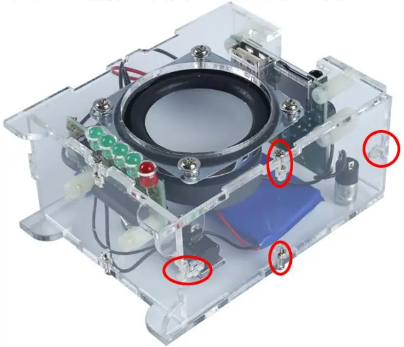 ICSTATION GY20924 1 FM 87 108MHz Radio Receiver DIY Kit -Shell 15