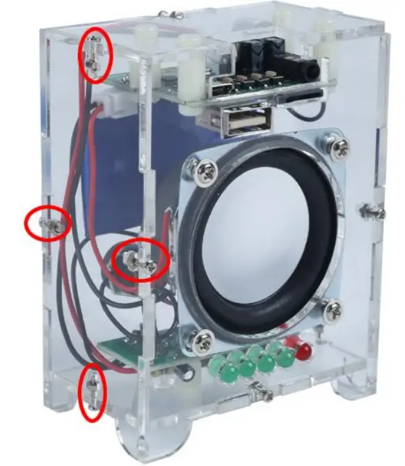 ICSTATION GY20924 1 FM 87 108MHz Radio Receiver DIY Kit -Shell 15