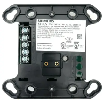 SIEMENS XTRI-S Single Dual Action Manual Pull Station