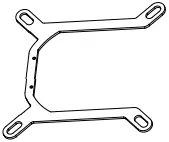 jONSBO TG-240 CPU Cooler 1C