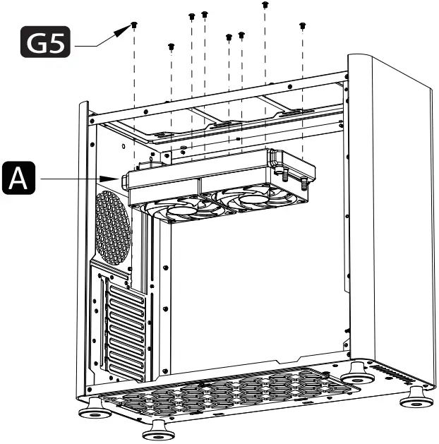 jONSBO TG-240 CPU Cooler A6