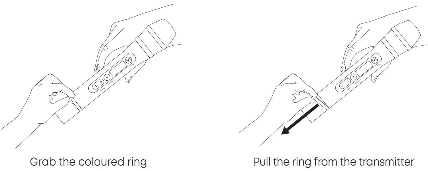 UNITE TH Handheld Transmitter - coloured