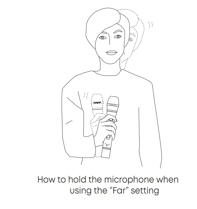 UNITE TH Handheld Transmitter - setting