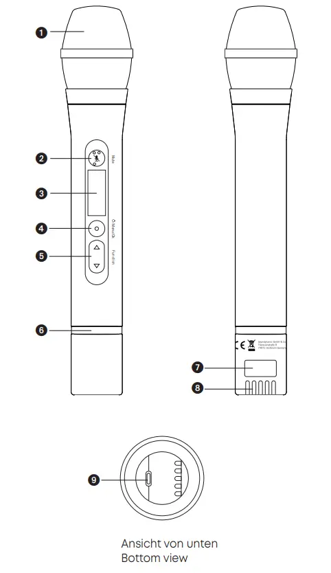 UNITE TH Handheld Transmitter - setting10