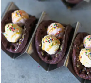 Chocolate Tacos waffles