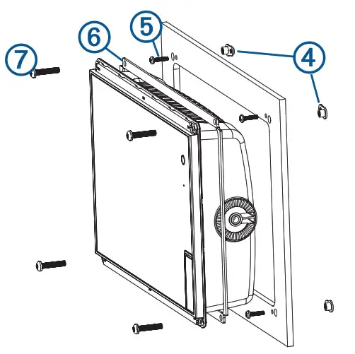 GARMIN GPSMAP 74xx .76xx Series - Bail Mounting the Device 2