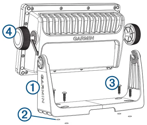 GARMIN GPSMAP 74xx .76xx Series - Bail Mounting the Device