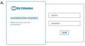 FIG 5 LOGIN TO DEVICE