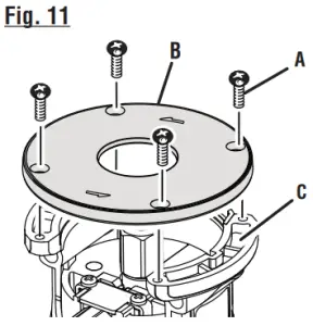 RYOBI 18 Volt Palm Router P601 - fig13
