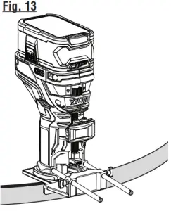 RYOBI 18 Volt Palm Router P601 - fig15